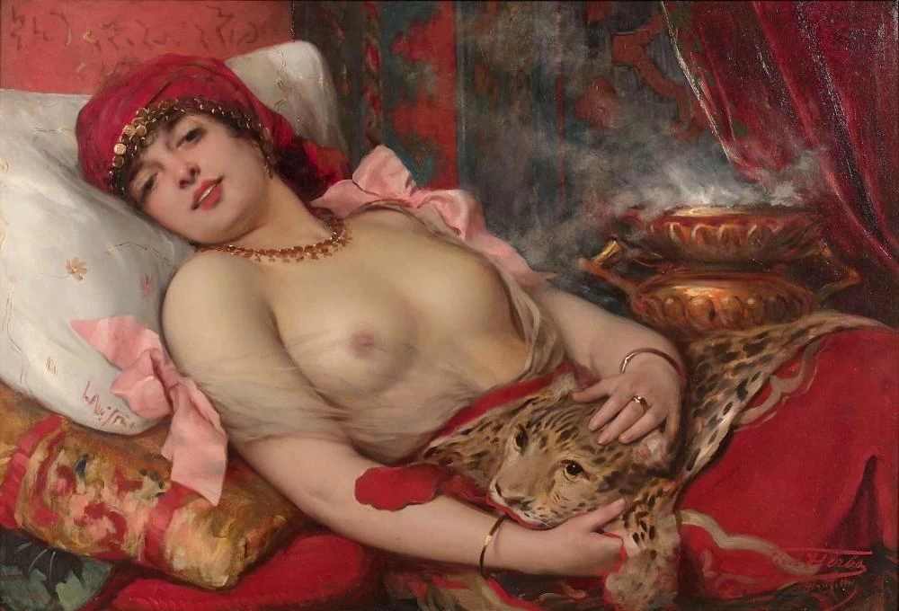 Odalisca con pantera